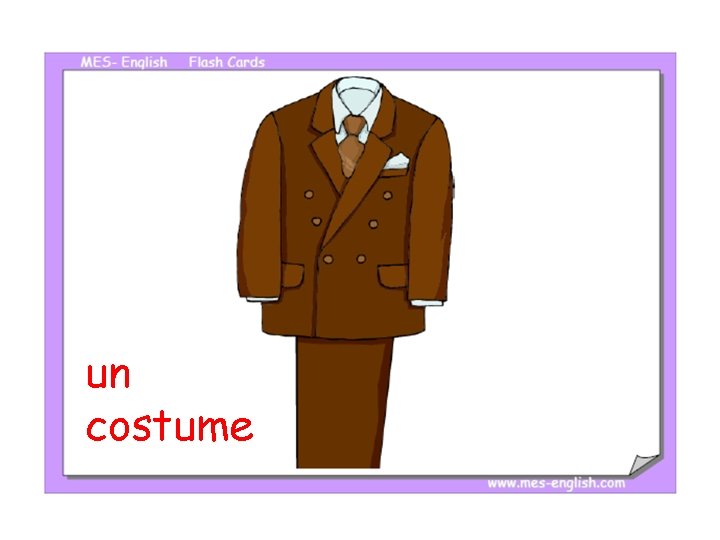 un costume 