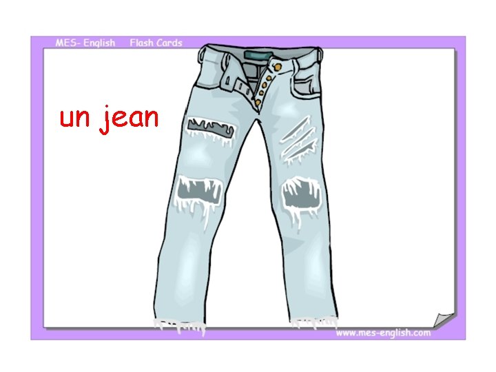un jean 