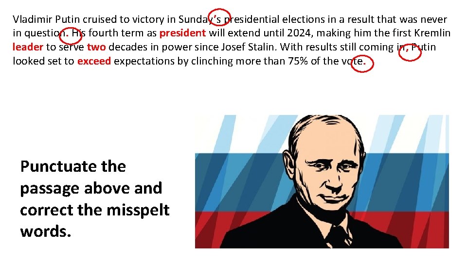 Vladimir Putin cruised to victory in Sunday’s presidential elections in a result that was