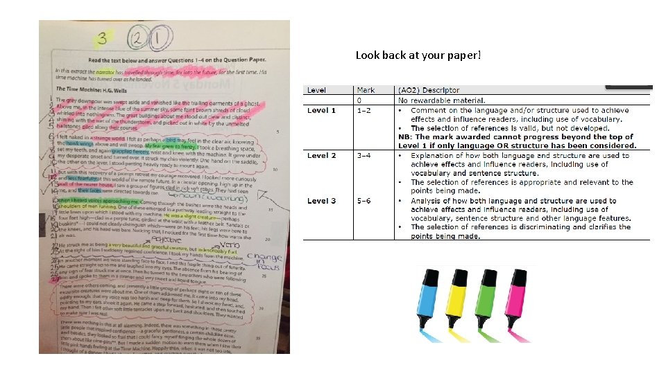 Look back at your paper! 