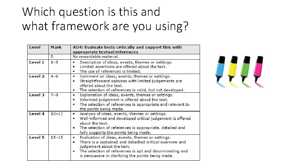 Which question is this and what framework are you using? 