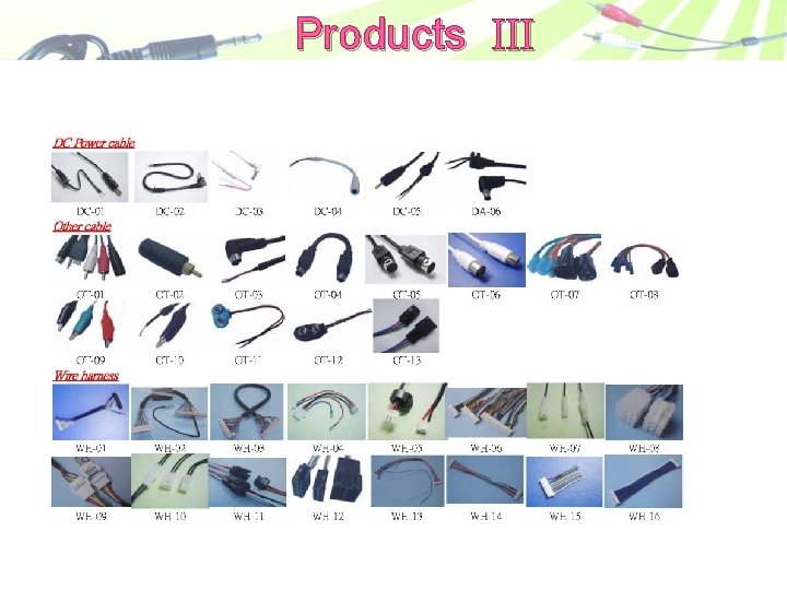 Products III 