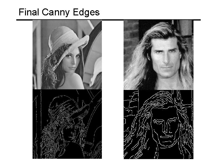 Final Canny Edges Final Canny Edges