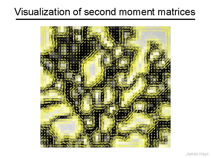 Visualization of second moment matrices James Hays Visualization of second moment matrices James Hays