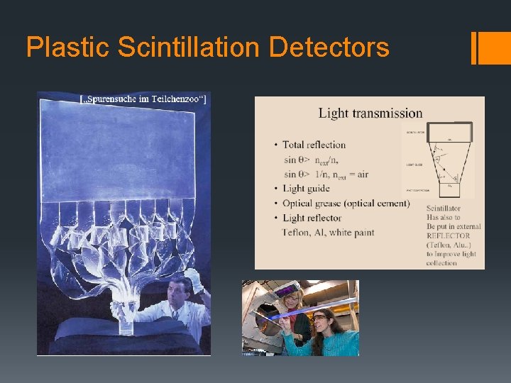 Plastic Scintillation Detectors 