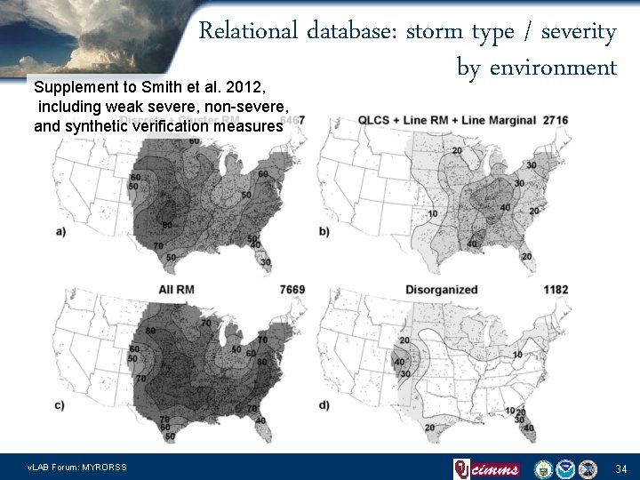 Relational database: storm type / severity by environment Supplement to Smith et al. 2012,