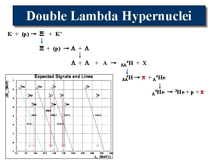 Double Lambda Hypernuclei K- + (p) X- + K + X- + (p) L