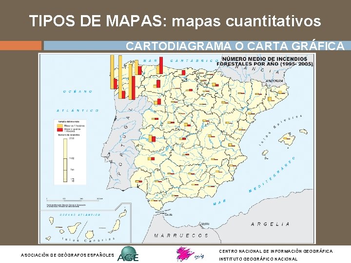 TIPOS DE MAPAS: mapas cuantitativos CARTODIAGRAMA O CARTA GRÁFICA ASOCIACIÓN DE GEÓGRAFOS ESPAÑOLES CENTRO TIPOS DE MAPAS: mapas cuantitativos CARTODIAGRAMA O CARTA GRÁFICA ASOCIACIÓN DE GEÓGRAFOS ESPAÑOLES CENTRO