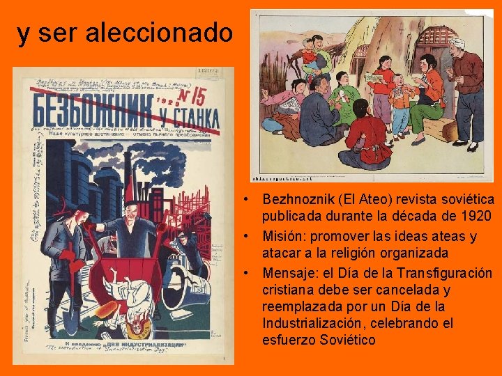 y ser aleccionado • Bezhnoznik (El Ateo) revista soviética publicada durante la década de y ser aleccionado • Bezhnoznik (El Ateo) revista soviética publicada durante la década de
