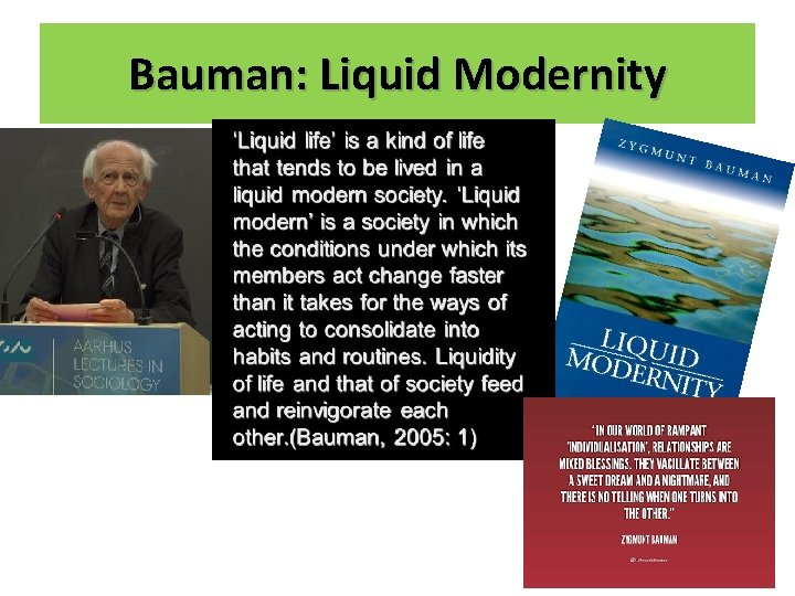 Bauman: Liquid Modernity 