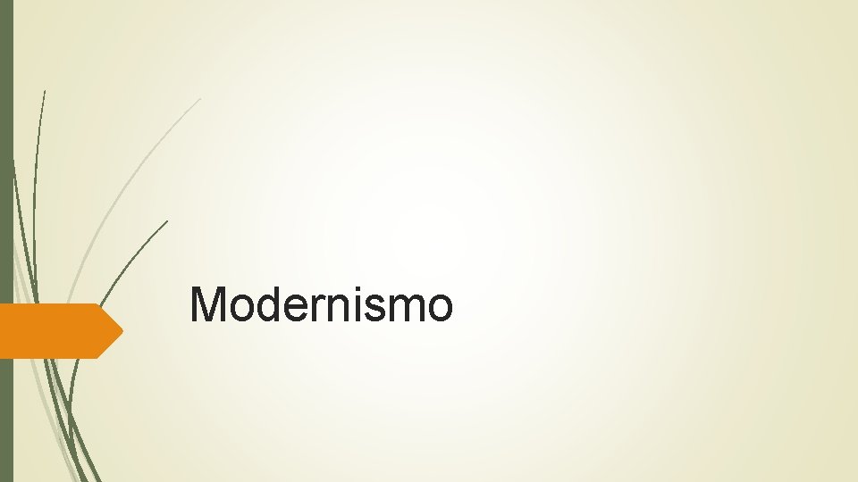 Modernismo 