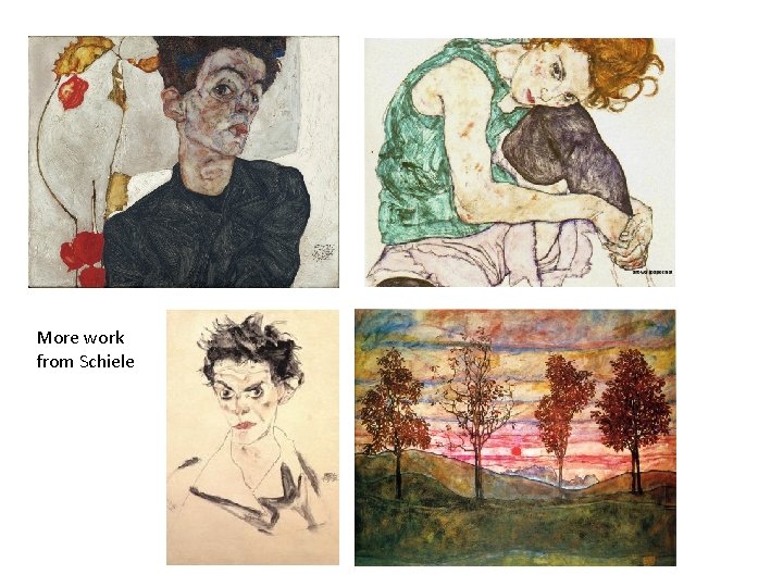 More work from Schiele 