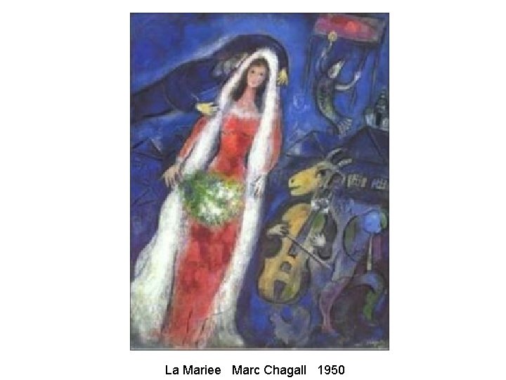 La Mariee Marc Chagall 1950 