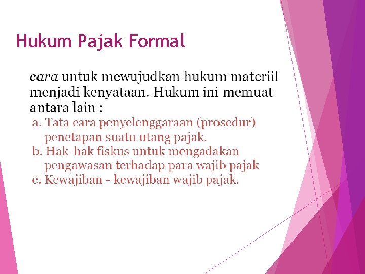 Hukum Pajak Formal 