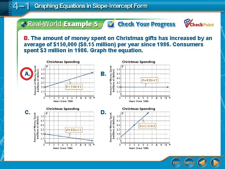 B. The amount of money spent on Christmas gifts has increased by an average