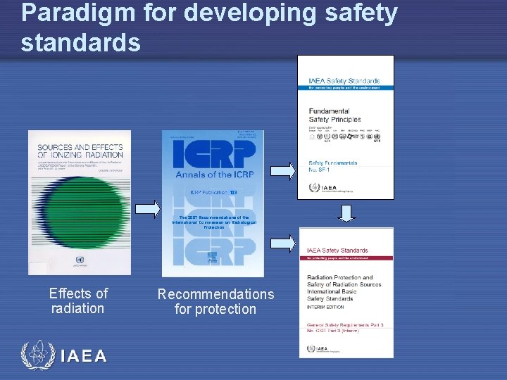 Paradigm for developing safety standards 103 The 2007 Recommendations of the International Commission on