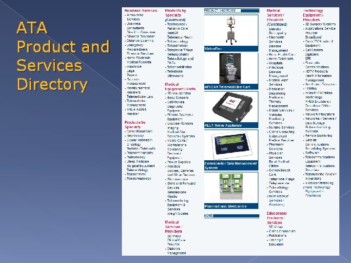 ATA Product and Services Directory 