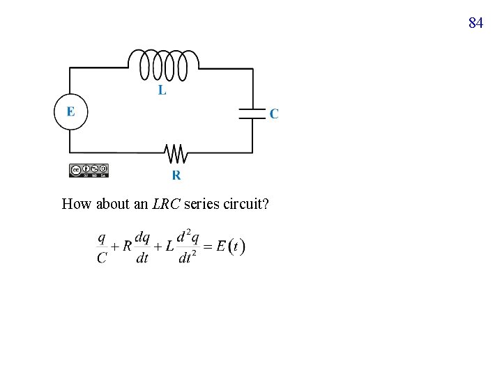 84 How about an LRC series circuit? 
