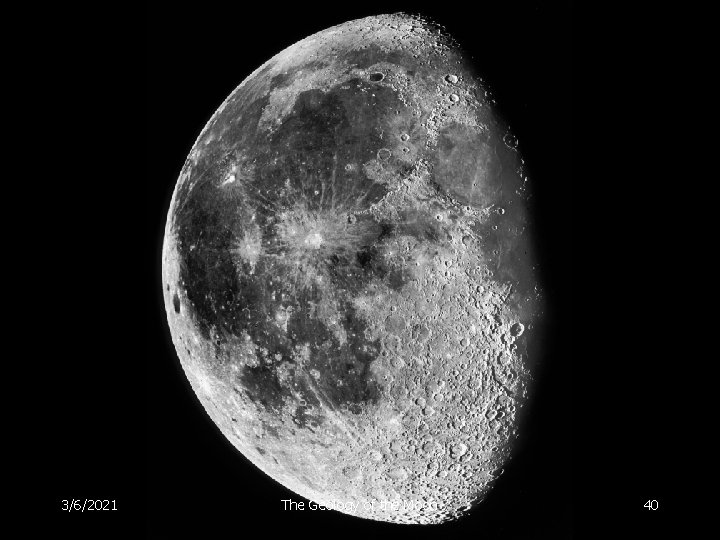 3/6/2021 The Geology of the Moon 40 