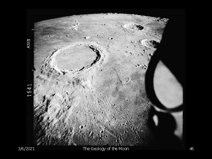 3/6/2021 The Geology of the Moon 46 