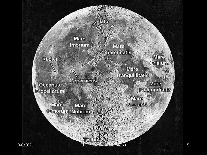 3/6/2021 The Geology of the Moon 5 