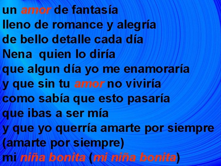 un amor de fantasía lleno de romance y alegría de bello detalle cada día