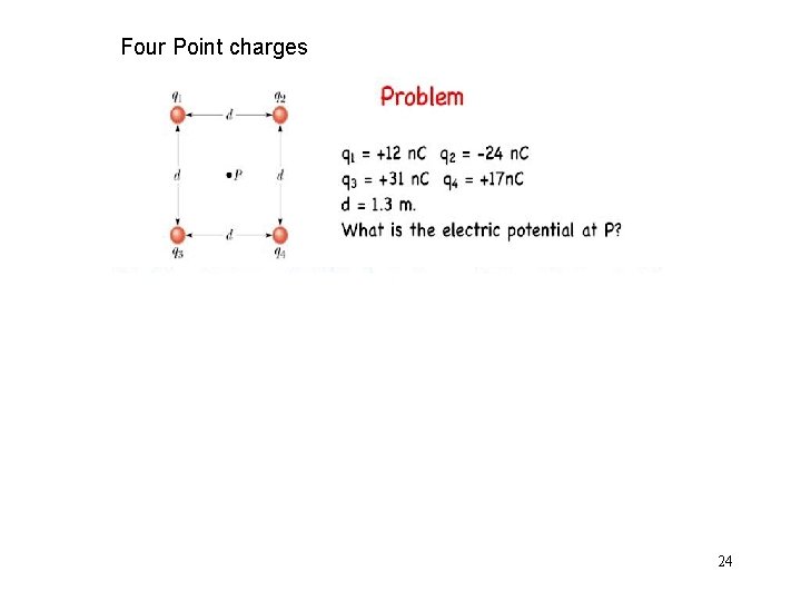 Four Point charges 24 