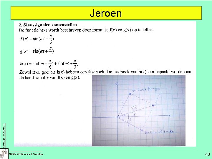 Jeroen Complexe stromen NWD 2009 – Aad Goddijn 40 