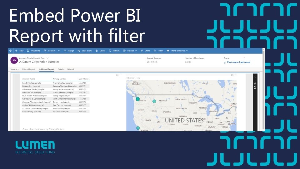 Embed Power BI Report with filter 