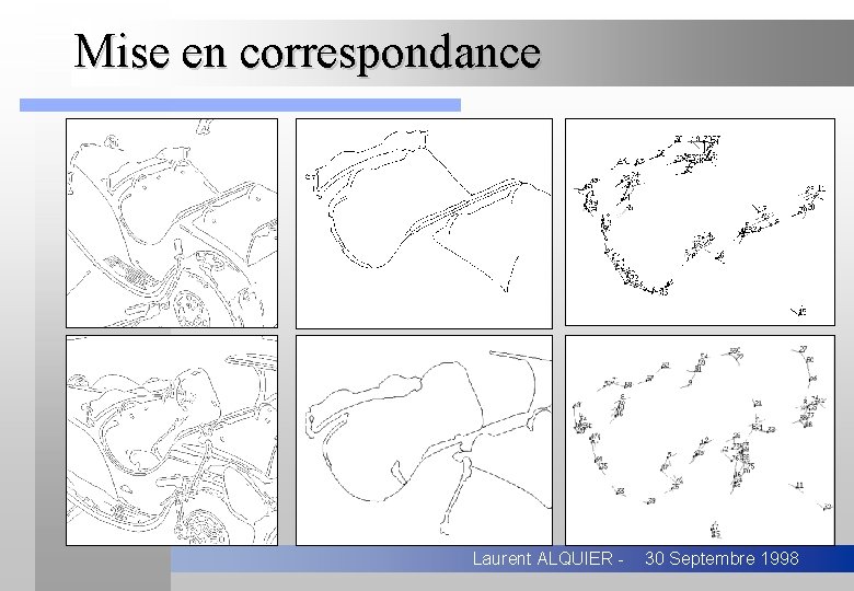 Mise en correspondance Laurent ALQUIER - 30 Septembre 1998 