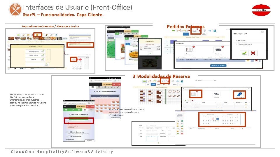 Interfaces de Usuario (Front-Office) Star. PL – Funcionalidades. Capa Cliente. Pedidos Externos Separadores de