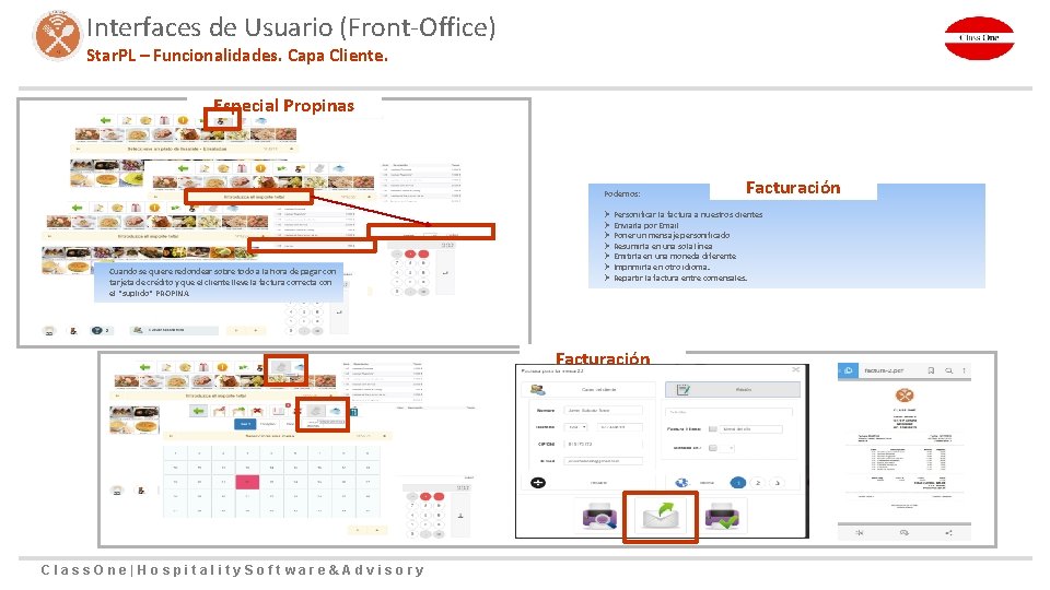 Interfaces de Usuario (Front-Office) Star. PL – Funcionalidades. Capa Cliente. Especial Propinas Podemos: Cuando