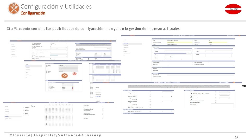 Configuración y Utilidades Configuración Star. PL cuenta con amplias posibilidades de configuración, incluyendo la