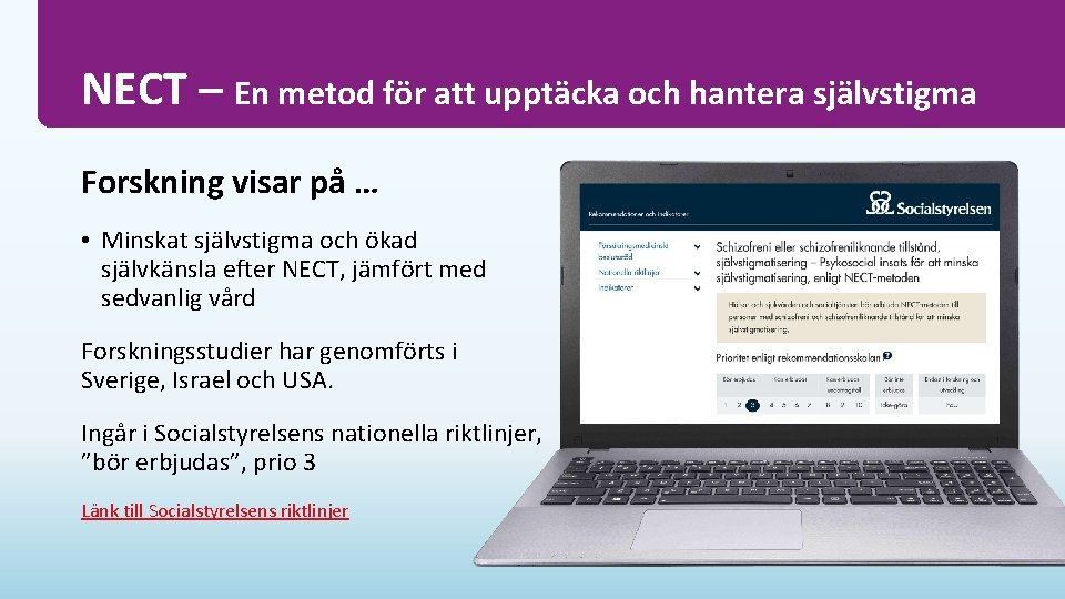 NECT – En metod för att upptäcka och hantera självstigma Forskning visar på …