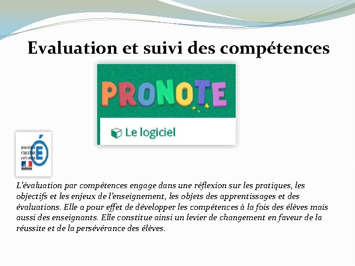 Evaluation et suivi des compétences L’évaluation par compétences engage dans une réflexion sur les Evaluation et suivi des compétences L’évaluation par compétences engage dans une réflexion sur les