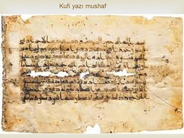 Kufi yazı mushaf 