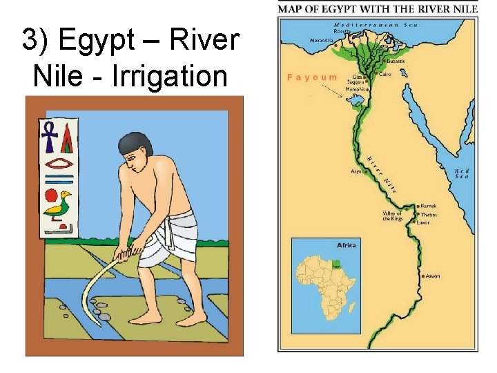3) Egypt – River Nile - Irrigation 