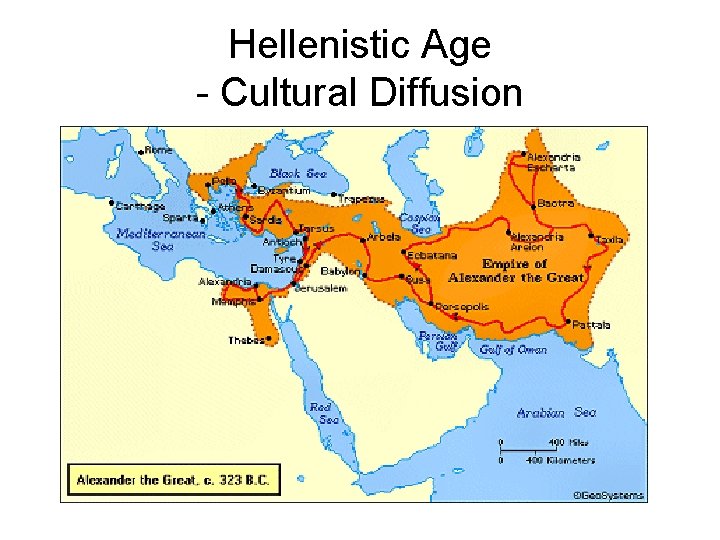 Hellenistic Age - Cultural Diffusion 
