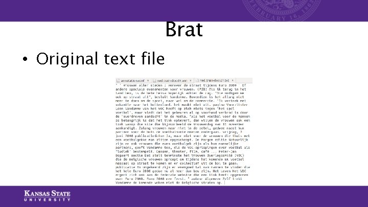 Brat • Original text file Brat • Original text file