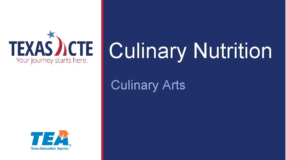 Culinary Nutrition Culinary Arts 