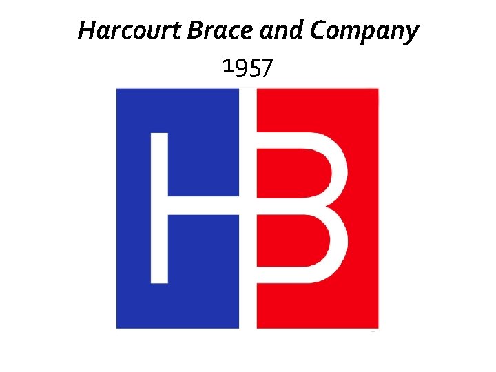 Harcourt Brace and Company 1957 