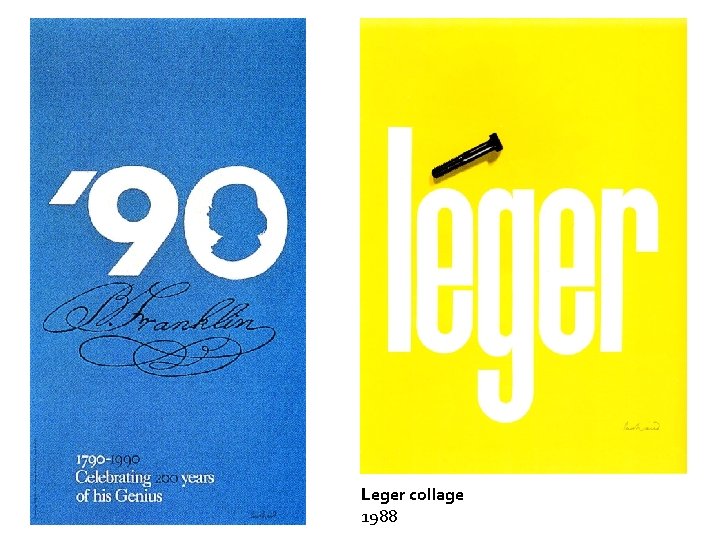 Leger collage 1988 