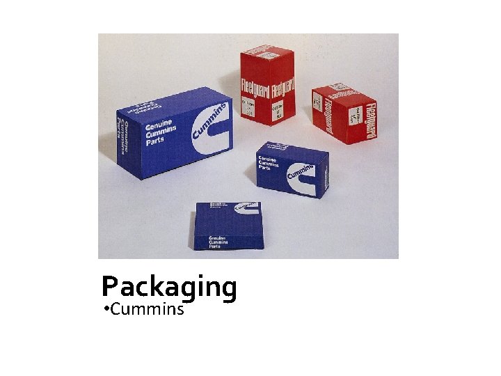 Packaging • Cummins 