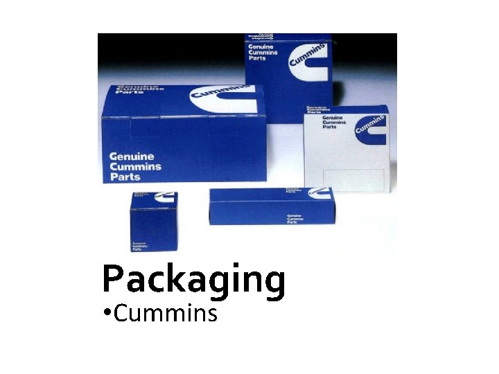 Packaging • Cummins 
