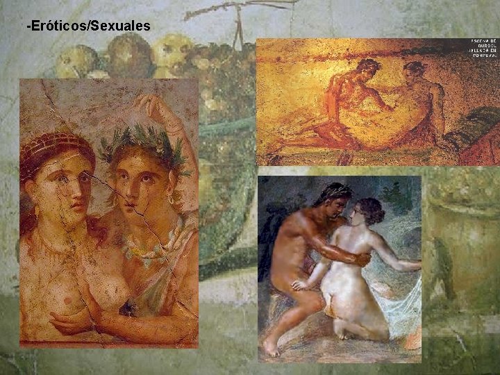 -Eróticos/Sexuales , 