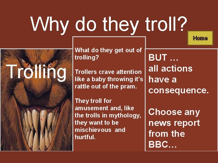Fact File Trolling Moral and Ethical use of
