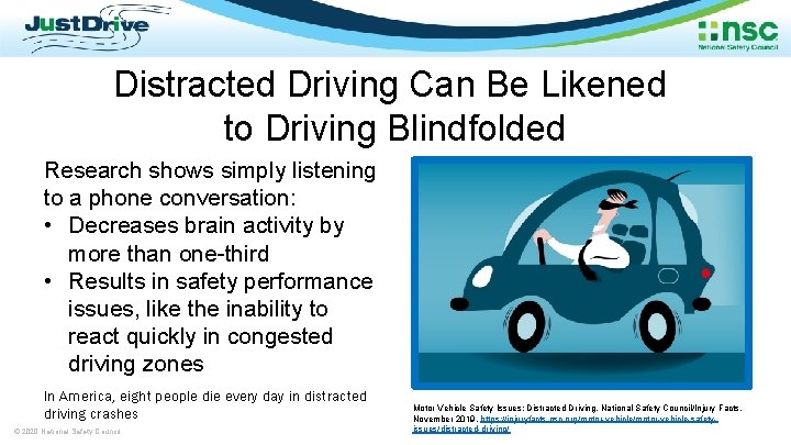 Understanding Distracted Driving And Inattention Blindness 2019 National