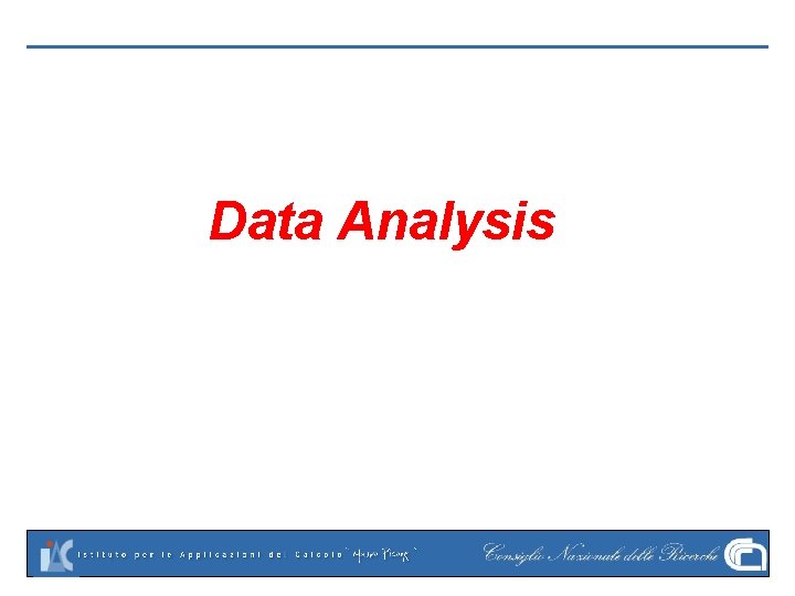 Data Analysis 