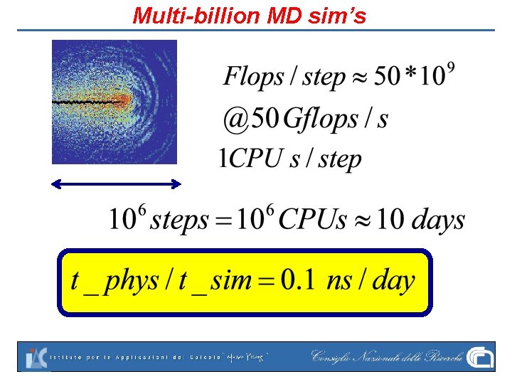 Multi-billion MD sim’s 