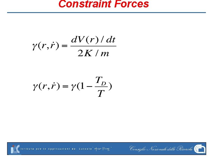 Constraint Forces 